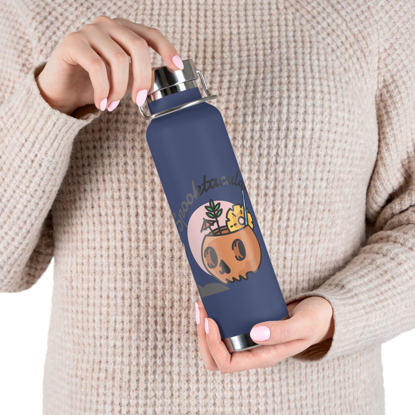 Spooktacular Insulated Water Bottle, Halloween Gift, Eco-Friendly Drinkware, Travel Flask, October Fun, Unique Hydration Artistry Trend