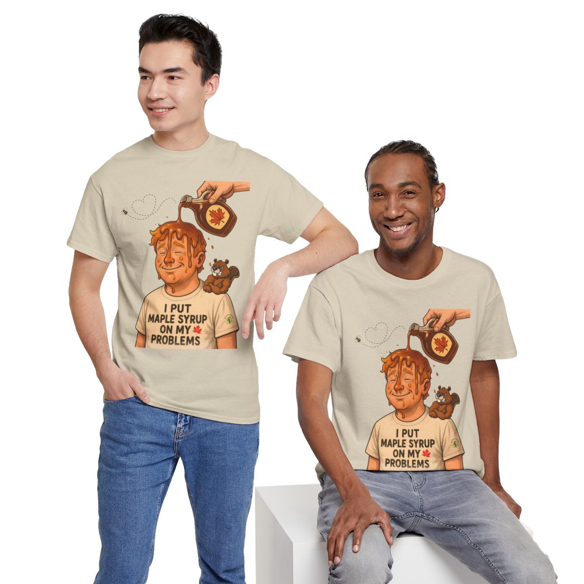 Syrup Solution Tee | Funny Canadian T-Shirt | Maple Syrup Unisex Tee