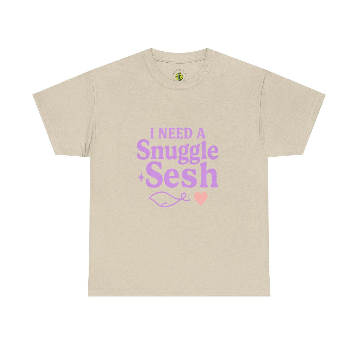 I Need a Snuggle + Sesh Tee | Cozy Cotton Shirt for Relaxation, Gifts, Lounge Wear, Comfort Wear, Birthday