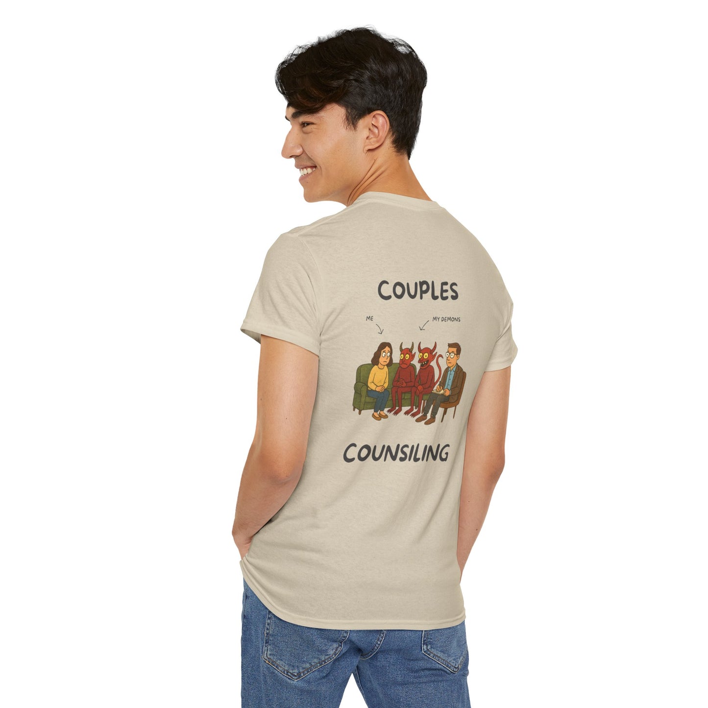 My Demons & I Graphic Tee | Funny Dark Humor Shirt | ArtistryTrends