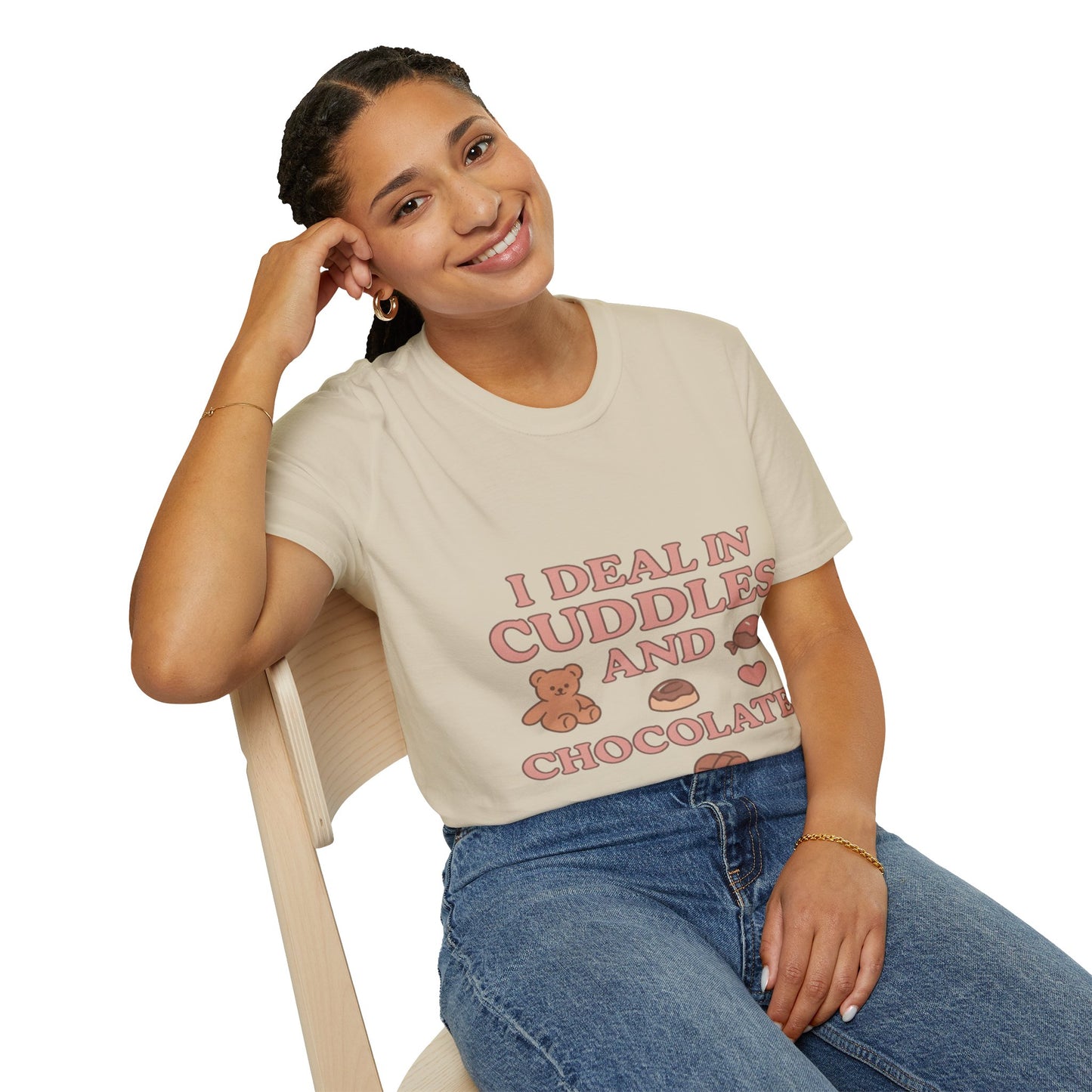 Cuddles & Chocolates Tee – Sweet & Cozy Vibes