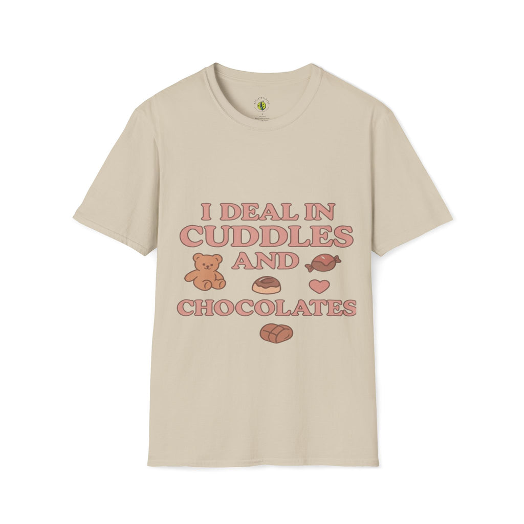 Cuddles & Chocolates Tee – Sweet & Cozy Vibes