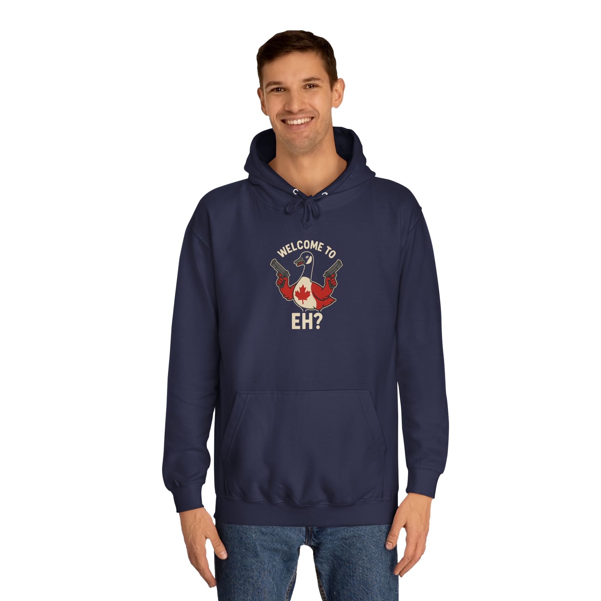 BolAngry Goose Unisex College Hoodie, Canadian Goose, Team Canada Gift Idea Sweatshirt, Patriotic Tee, Canadian Animal Pun Hoodie, Sarcastic
