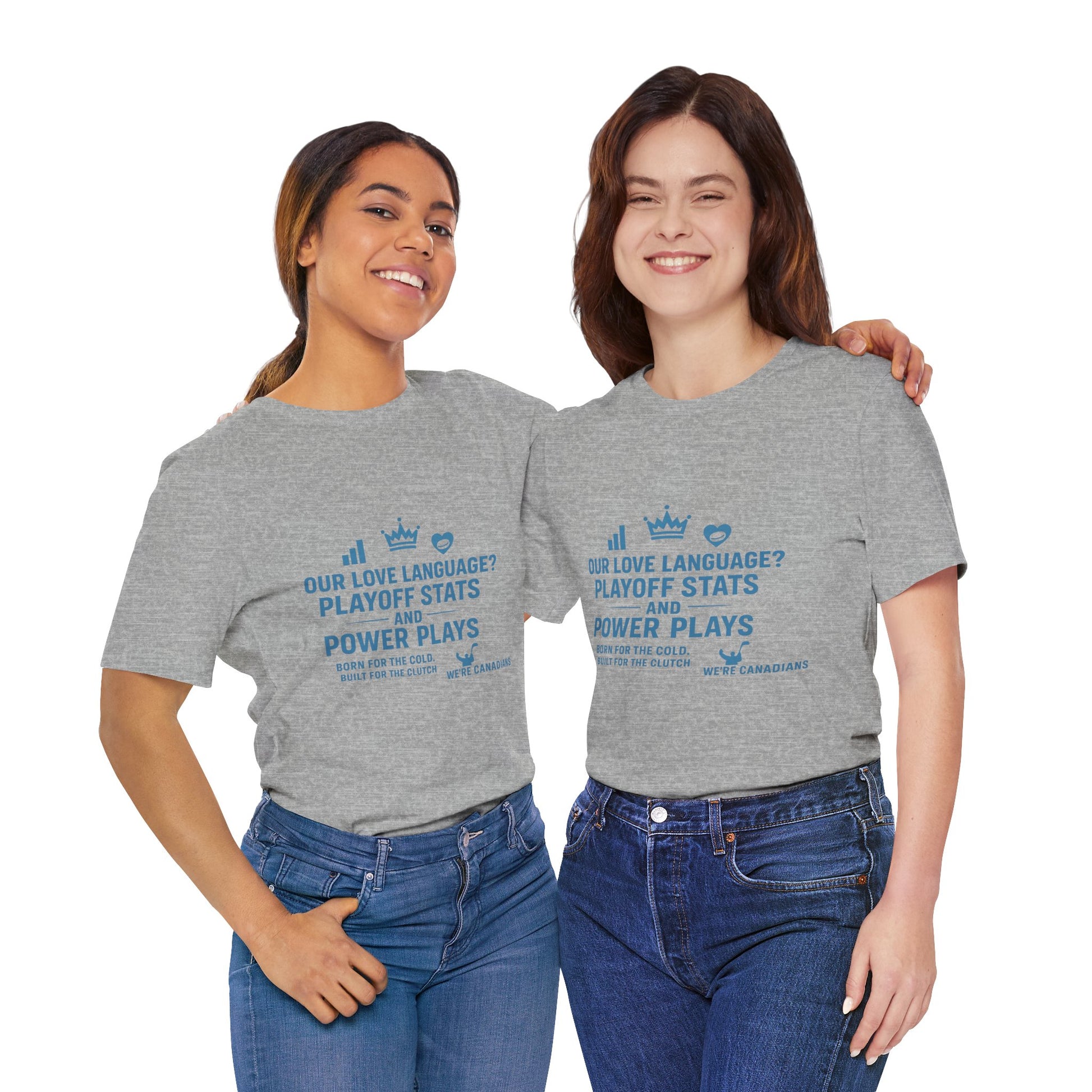 Hockey Love Language Tee, Unisex Sports T-Shirt, Canadian Pride Apparel, Gift for Hockey Fans, Winter Sports Clothing
