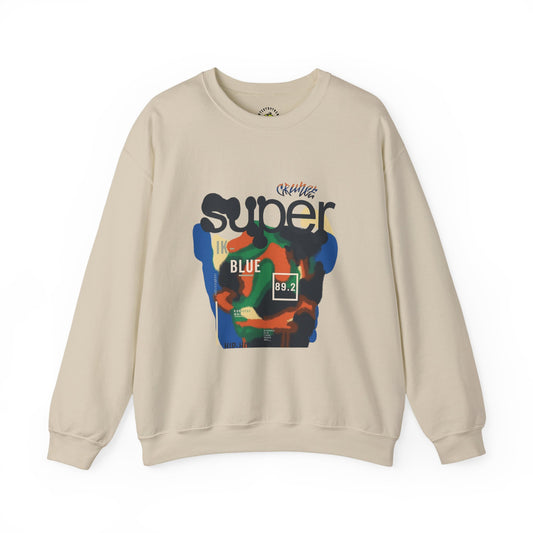 Men’s X Graphic Crewneck Sweatshirt, Cozy Pullover for Casual Wear, Gift for Friends, Streetwear Style Sweatshirt