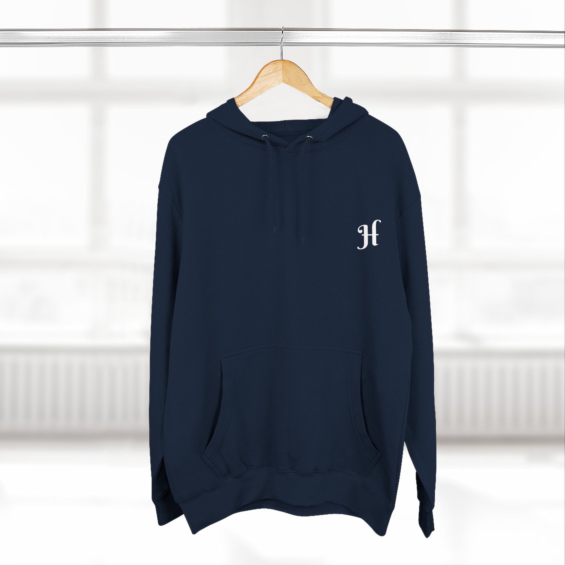 Three-Panel Fleece Hoodie - Let's Swap Out Relaxation with Hustle Quote Men's Streetwear
