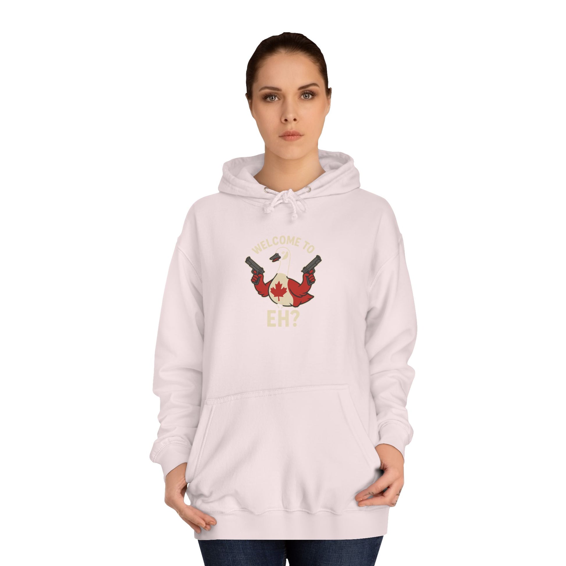 BolAngry Goose Unisex College Hoodie, Canadian Goose, Team Canada Gift Idea Sweatshirt, Patriotic Tee, Canadian Animal Pun Hoodie, Sarcastic