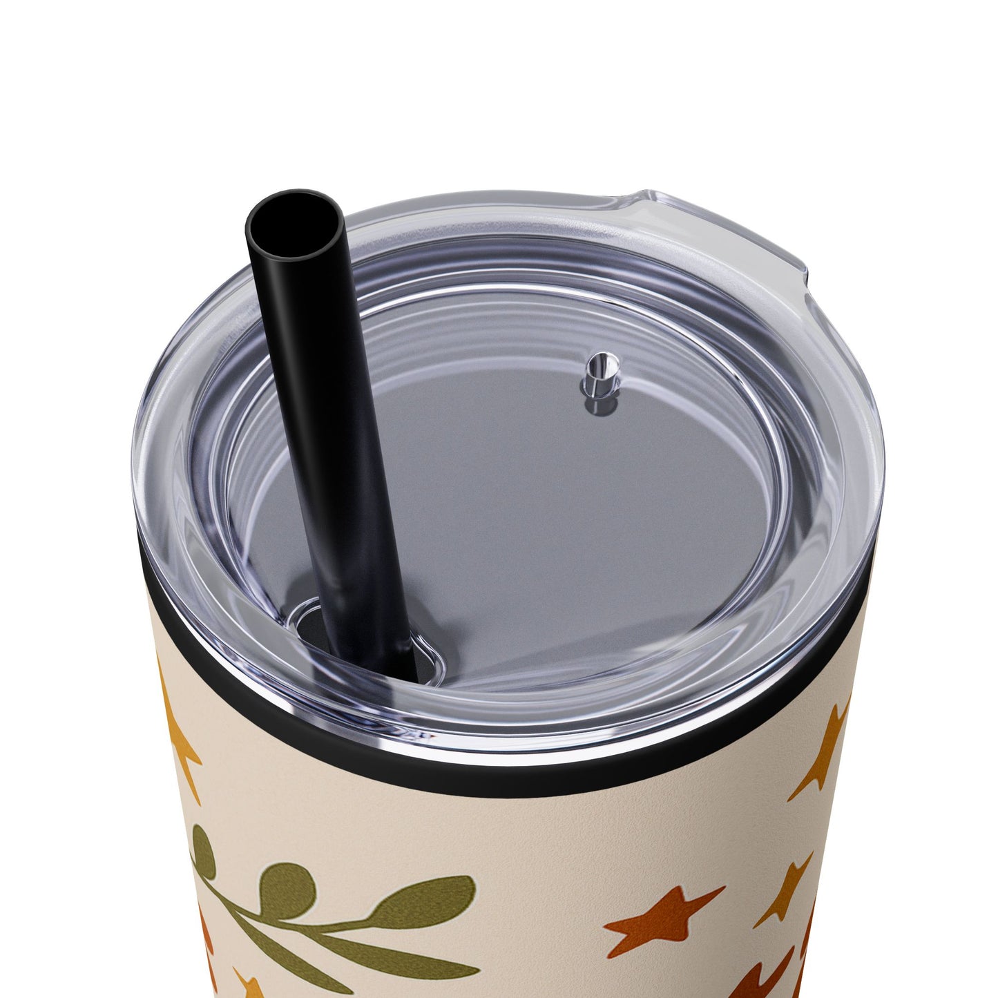 Stay Wild Skinny Tumbler, 20oz Floral Drinkware, Perfect for Summer Sips, Travel Mugs, Eco-Friendly Gift, Camping Accessories