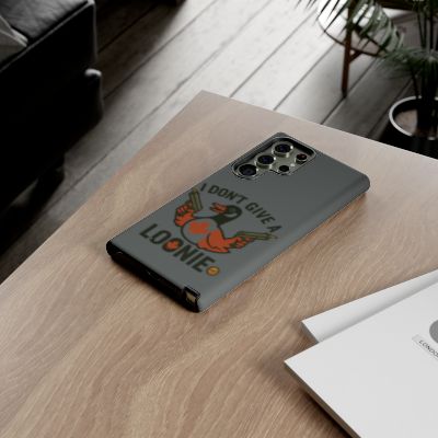 Funny Phone Case, Quirky Cell Cover, Canada Ducks, Gift for Him, Loonie Humor, Unique Accessories for Celebrations
