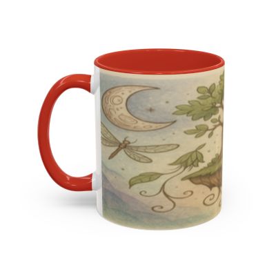 Whimsical Nature Coffee Mug, Cozy Tree House Design, Perfect Gift for Nature Lovers, Home Decor, Unique Tea Cup, Art Mug