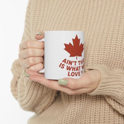 Maple Leaf Ceramic Mug - Perfect Coffee Cup for Canada Day, Autumn Vibes, Thanksgiving Gift, Nature Lovers, Home Decor