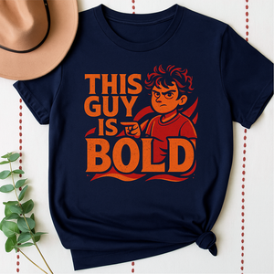 Bold Statement T-Shirt, Garment-Dyed Tee, Fun Graphic Tee for Kids, Birthday Gift, Casual Wear, Youth Apparel