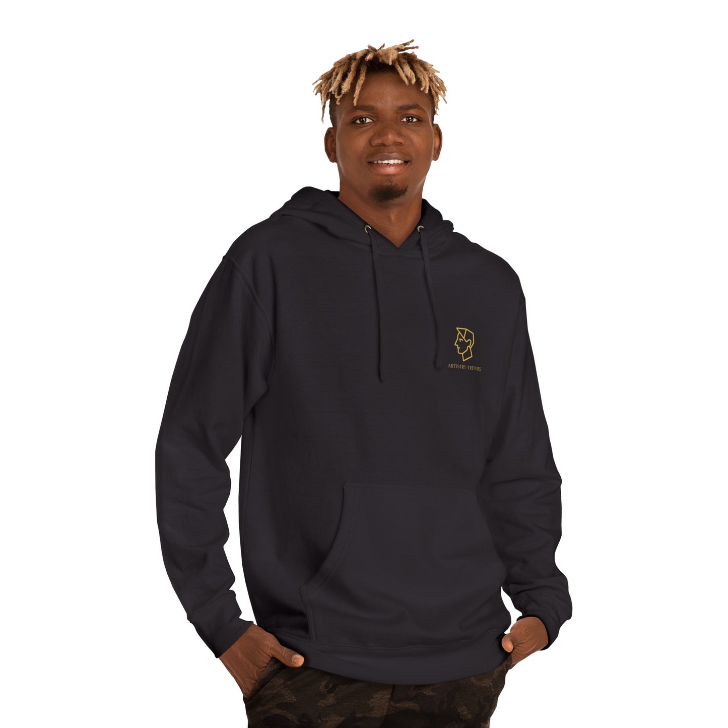 CREATE  Hooded Sweatshirt, Drop X1 Black Gold Edition, Graphic Hoodie, Men’s Hoodie