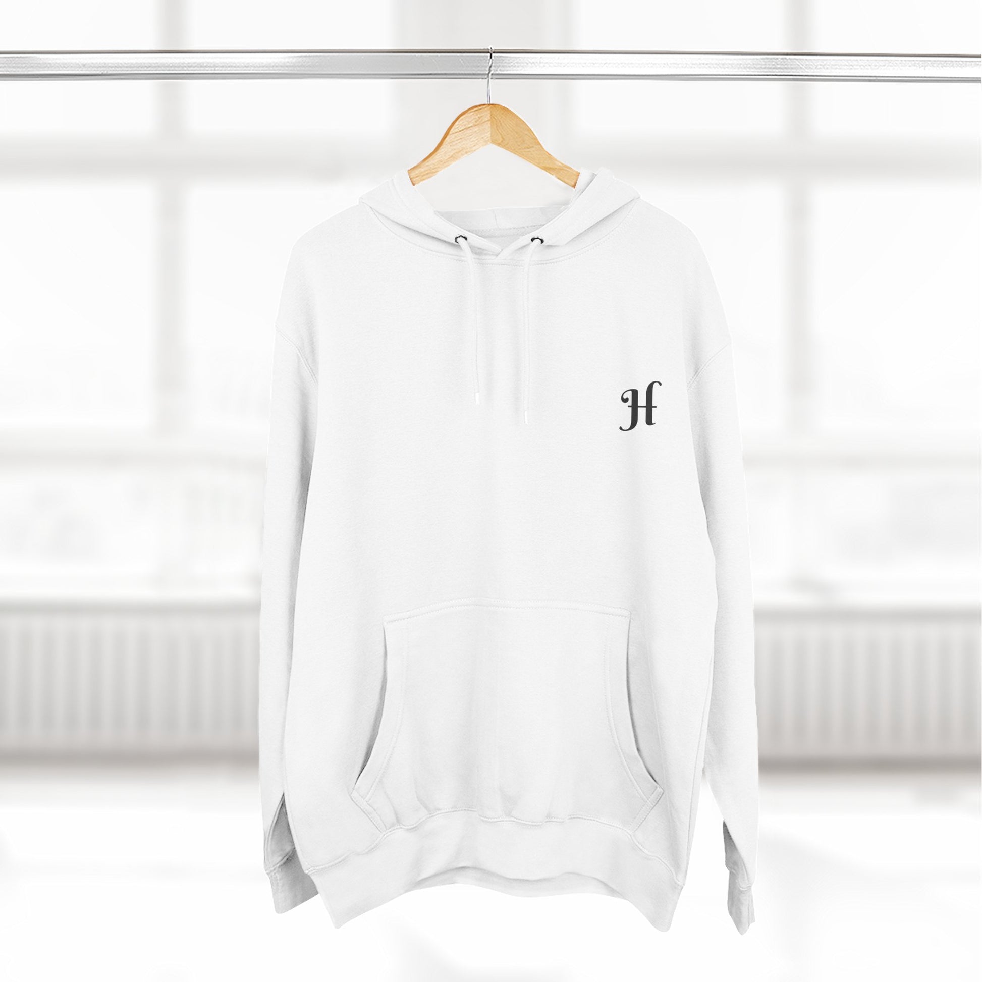 Three-Panel Fleece Hoodie - Let's Swap Out Relaxation with Hustle Quote Men's Streetwear