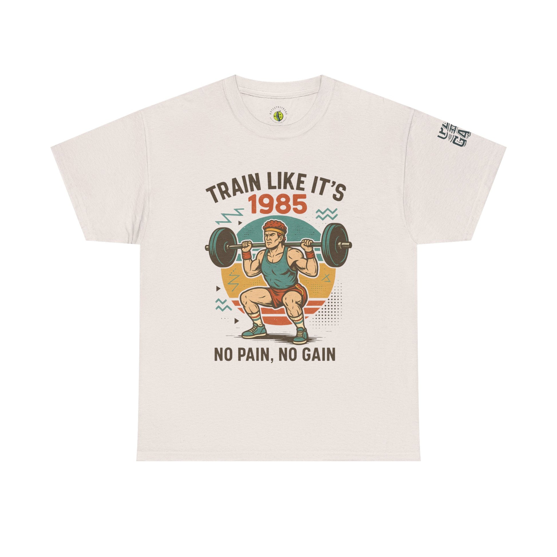 Vintage Fitness Tee - Train Like It's 1985, Gym Shirt, Workout Apparel, Motivational T-Shirt, Fitness Gift, Retro Style