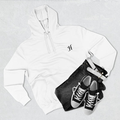 Three-Panel Fleece Hoodie - Let's Swap Out Relaxation with Hustle Quote Men's Streetwear